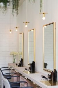 Cleaning in hair salons